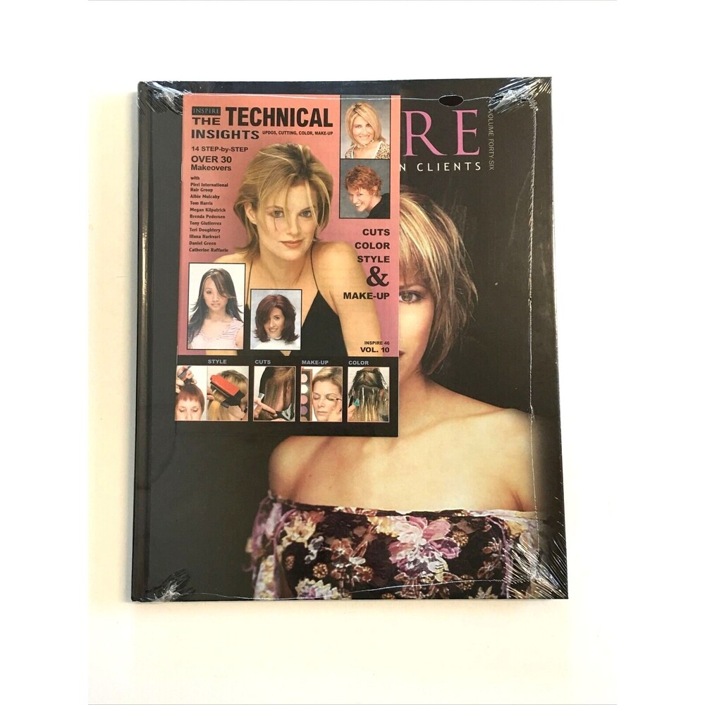 NEW Inspire Hair Fashion Book for Salon Clients Vol 46 Over 30 & Men Styles 2003
